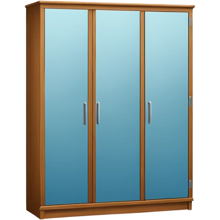 wardrobe modern closed mirror door emoji