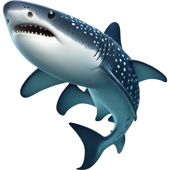 Whale shark emoji