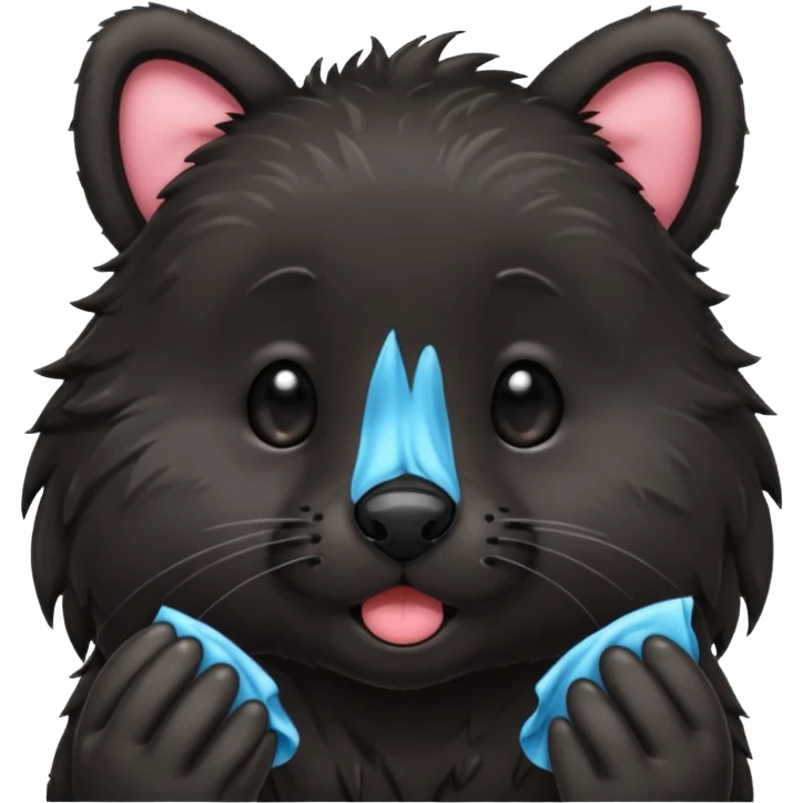 animal wiping its nose emoji