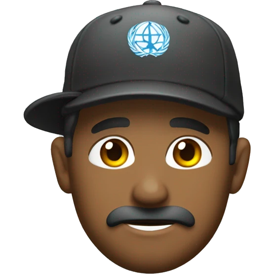 un erizo con cascos y con una rama en la boca emoji