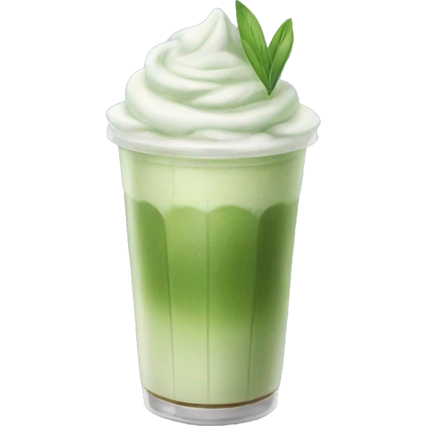 iced matcha latte emoji