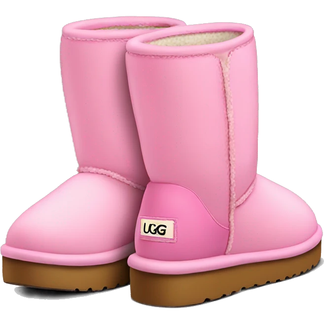 Pink Ugg boots emoji