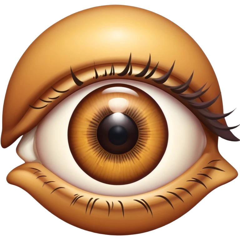human eye with detailed iris emoji