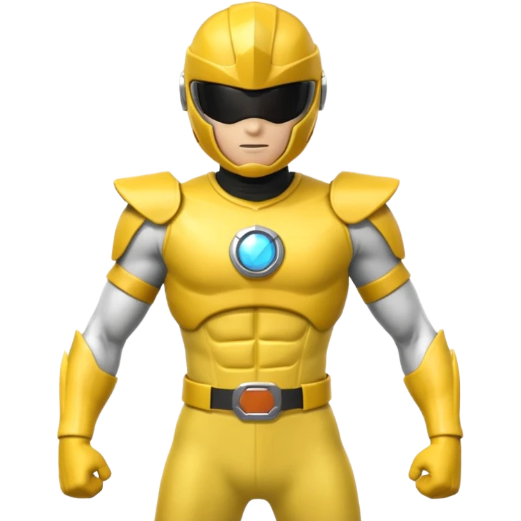 Power ranger yellow emoji