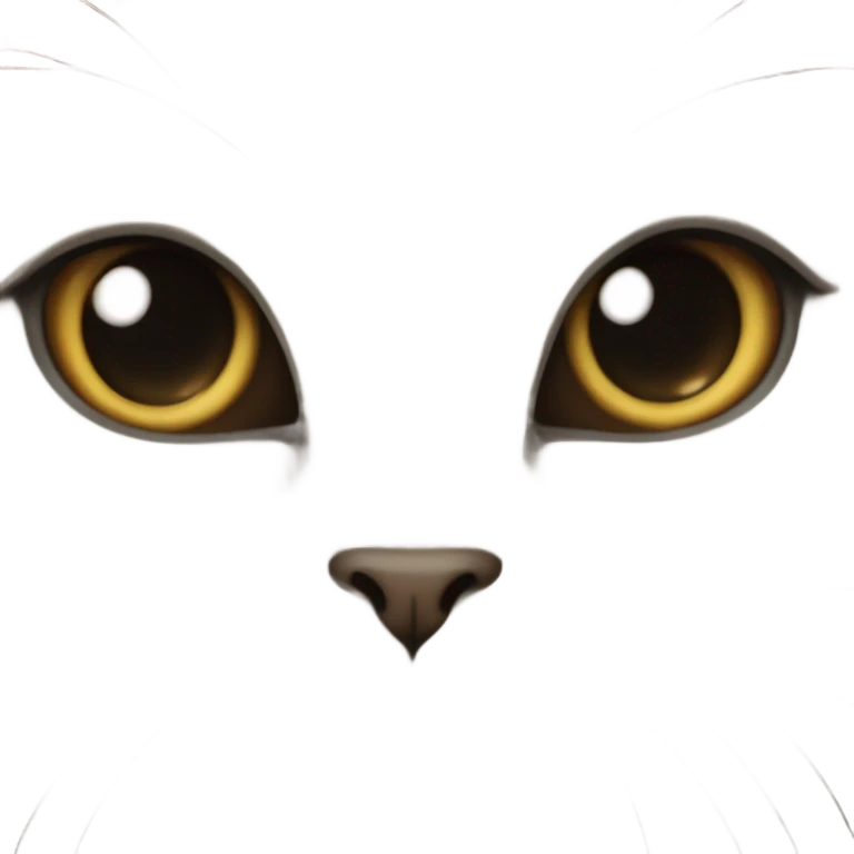 Big eyes cat emoji
