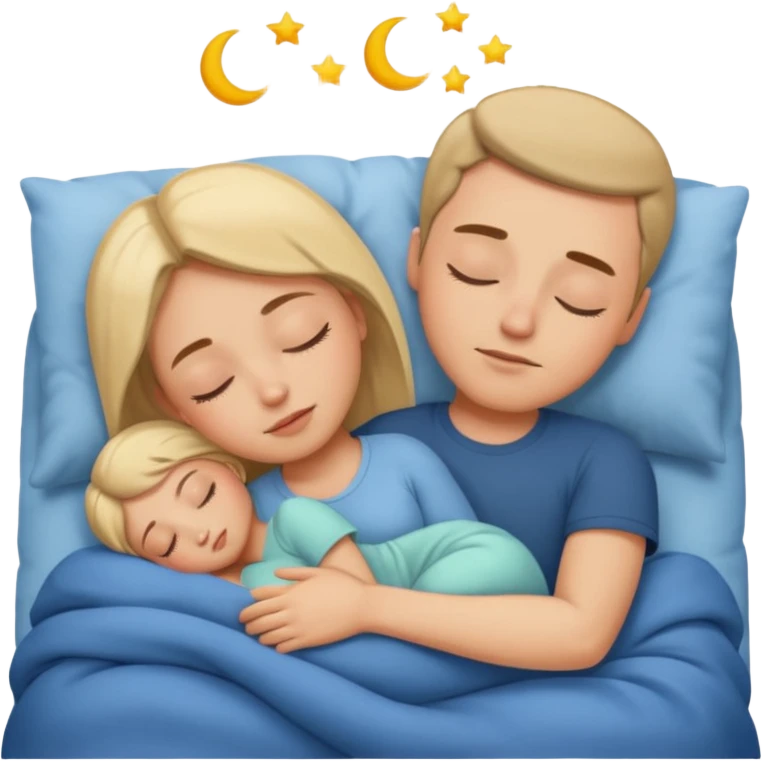 Couple sleep emoji