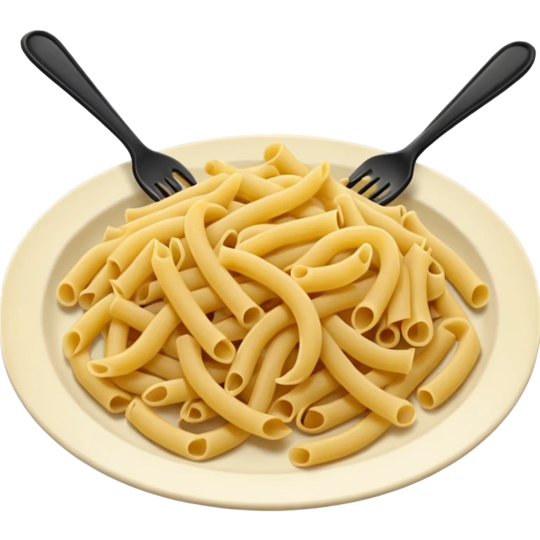 black color pasta emoji