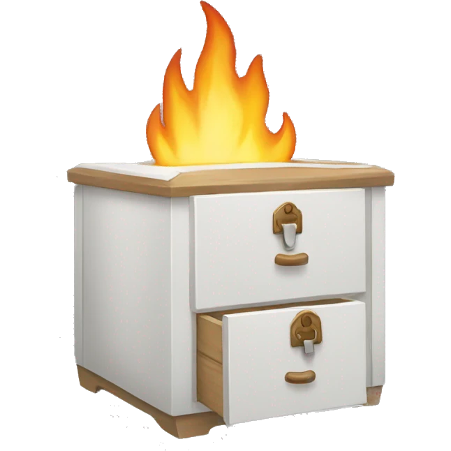 white chest fire emoji
