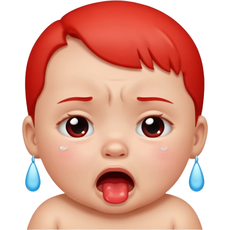Loud baby emoji