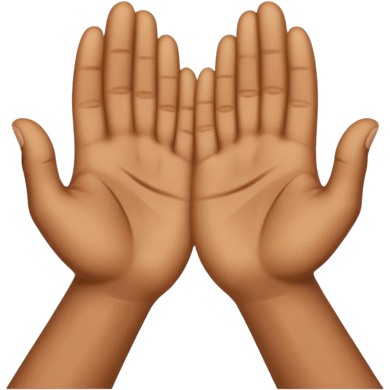 hands held up palms facing in emoji