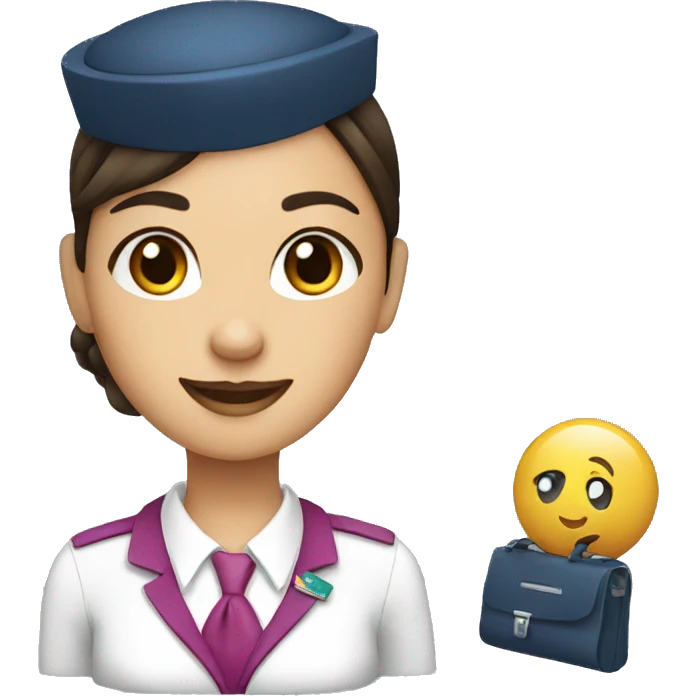 flight attendant emoji