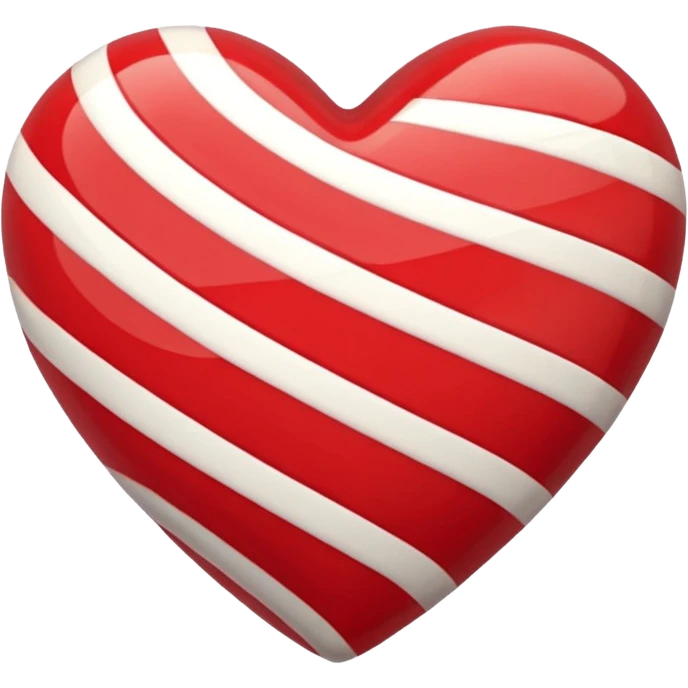 heart with a candy stripe pattern emoji