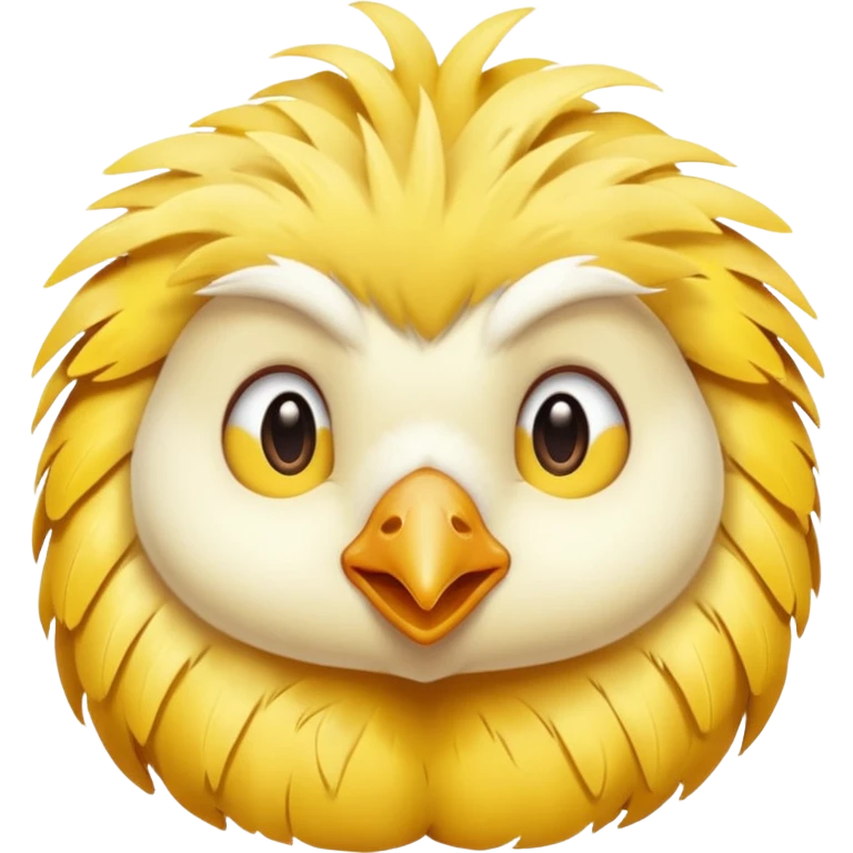 tired chick emoji