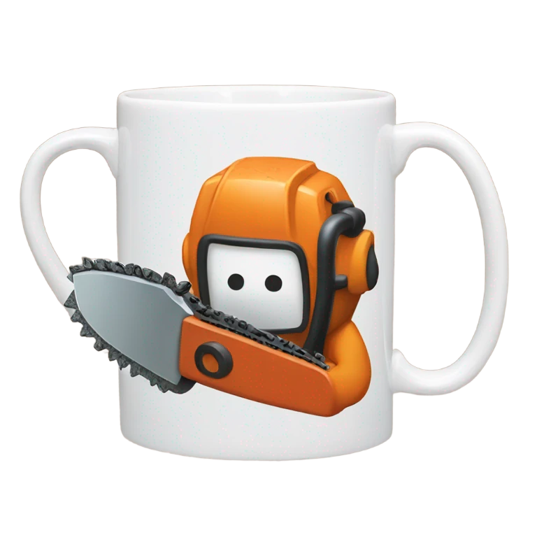 Chainsaw Coffee Mug emoji