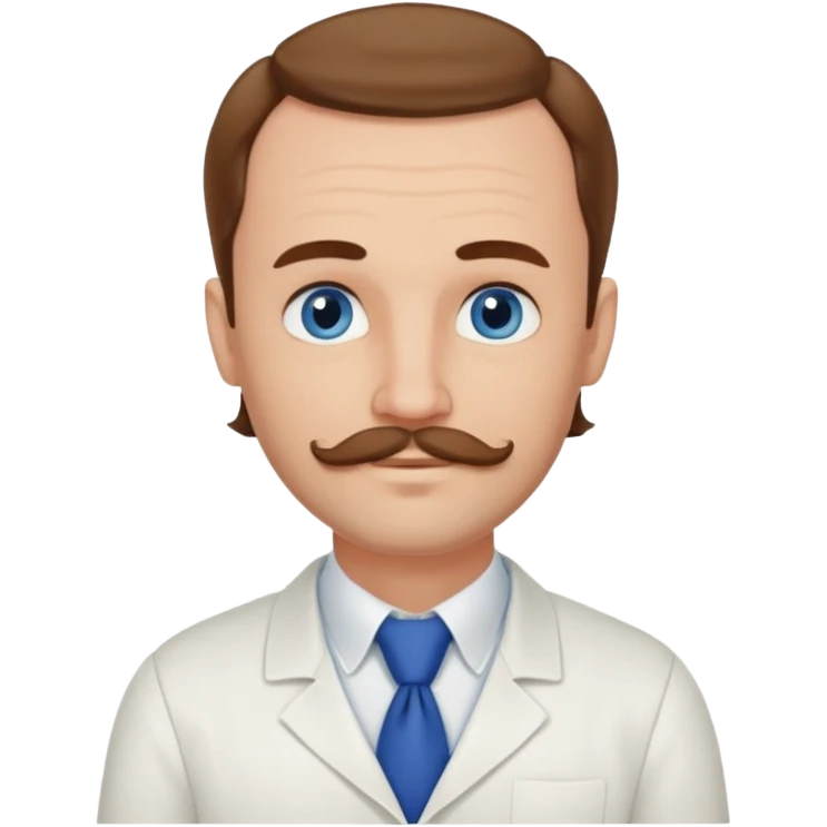 French writer Corneille, brown mi-long wavy hair, baldness on the forehead, moustache, goatee, dressed with a collar,blue eyes, one hand on his heart  emoji