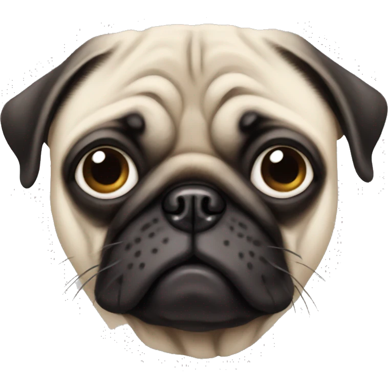 pug with one eye emoji