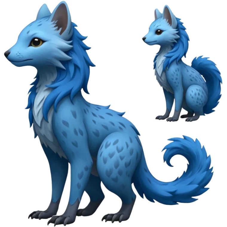 Modern Realistic Rare Fantasy Vernid-Trico-species by LiLaiRa full body emoji
