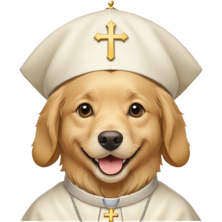 Pope golden retriever  emoji