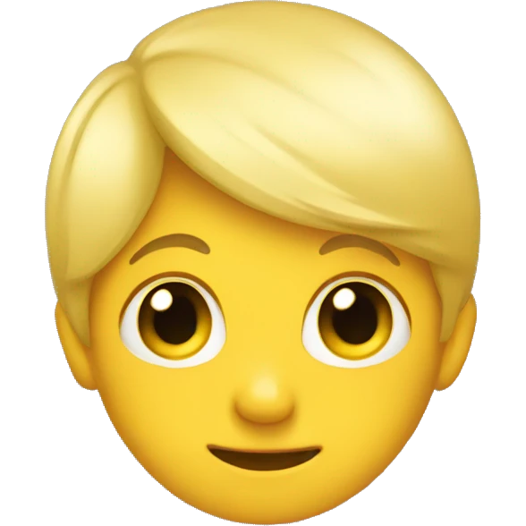 A shy yellow emoji  emoji