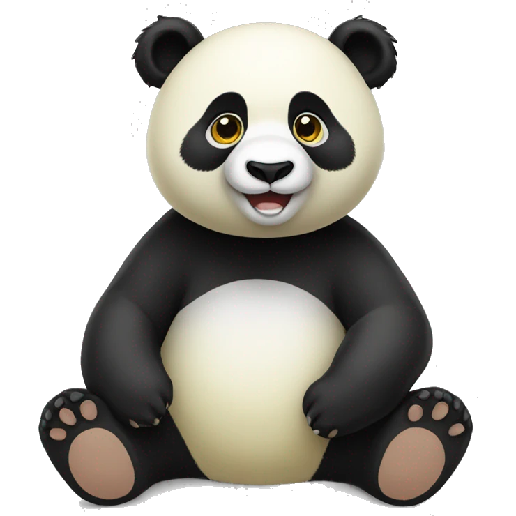 panda bear Yellow emoji
