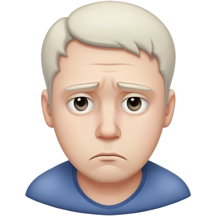 Most sad guy in the world  emoji