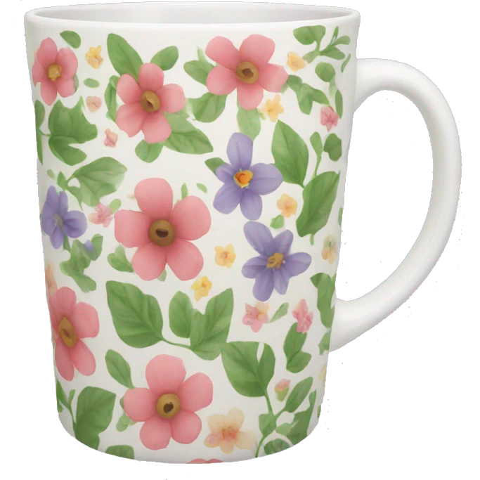 floral mug emoji