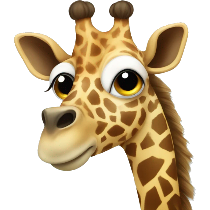 Giraffe with papillon  emoji