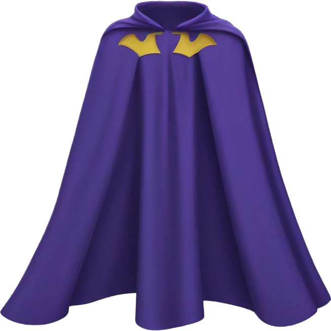 headless super hero cape emoji