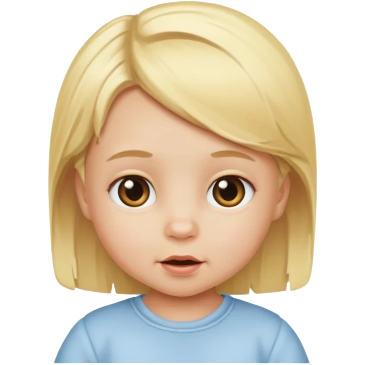 blonde baby emoji