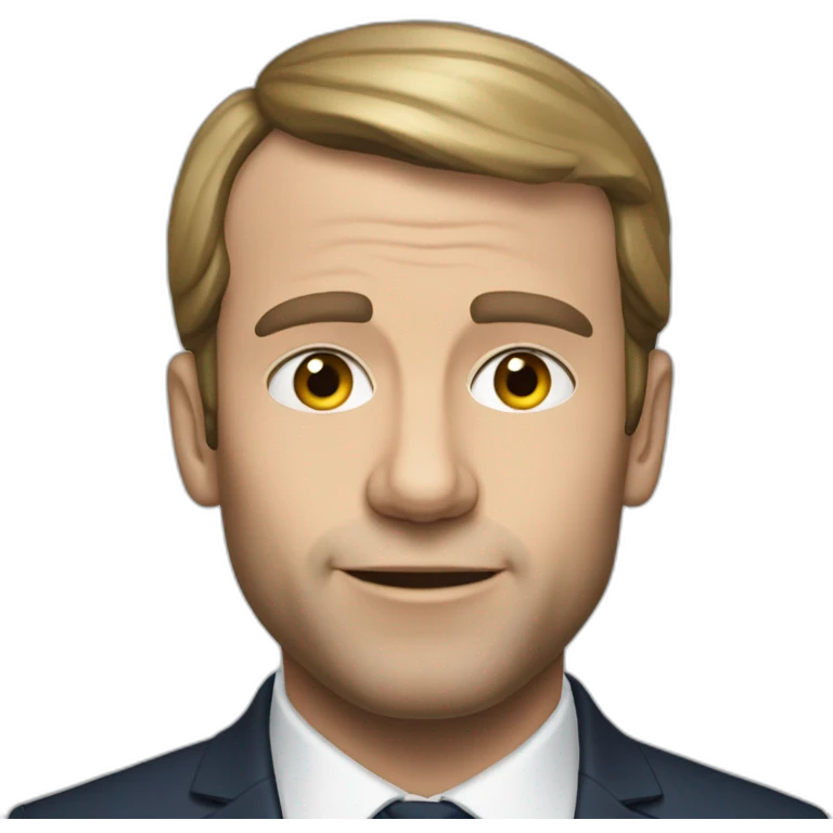 Macron giga chad emoji