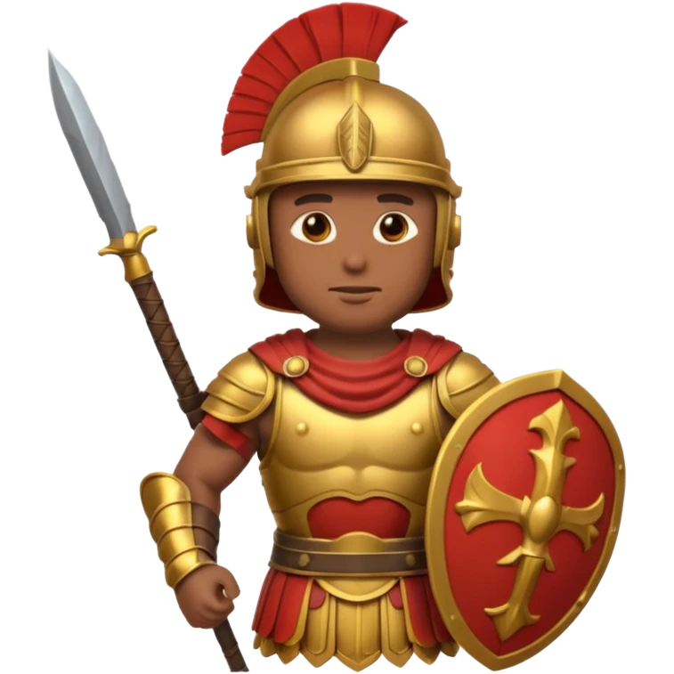 emoji de soldado romano alto y fuerte cuerpo entero emoji