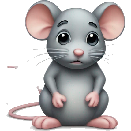 Sad mouse  emoji