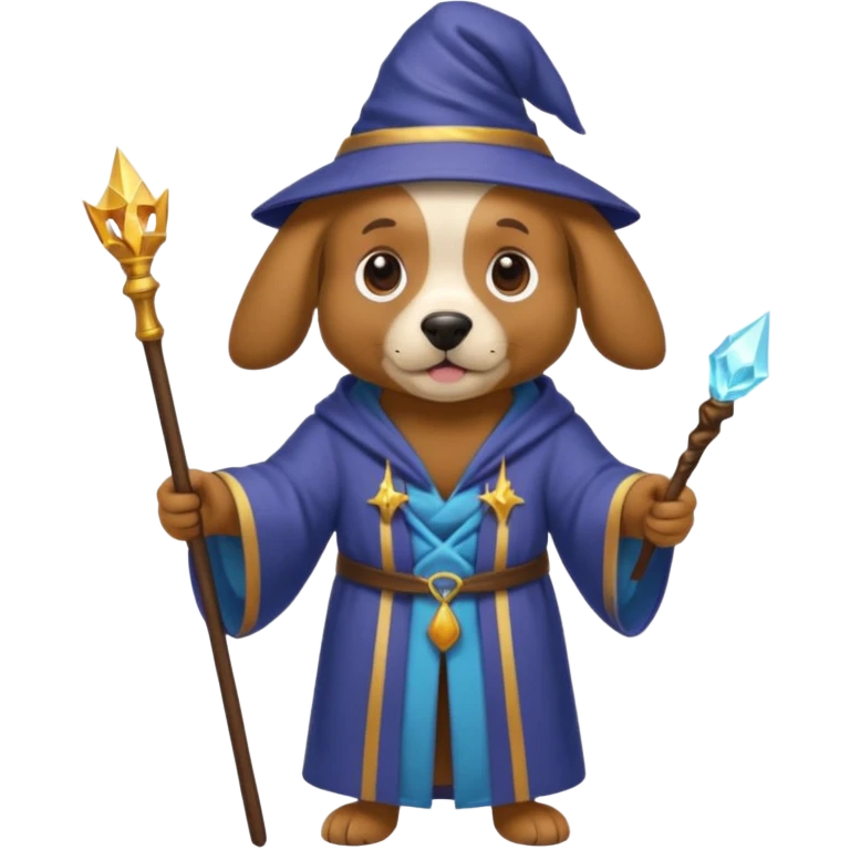 dog wizard emoji