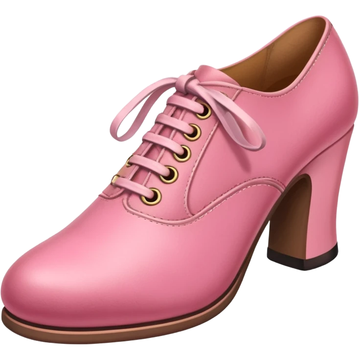 pink shoe emoji