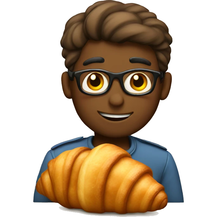 Croissant love  emoji