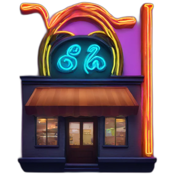 neon-sign emoji