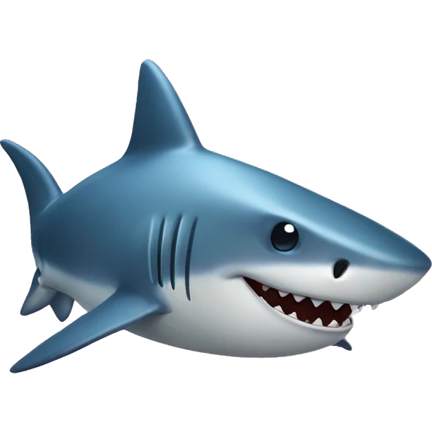 friendy shark emoji