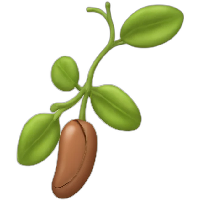 a pinto bean emoji