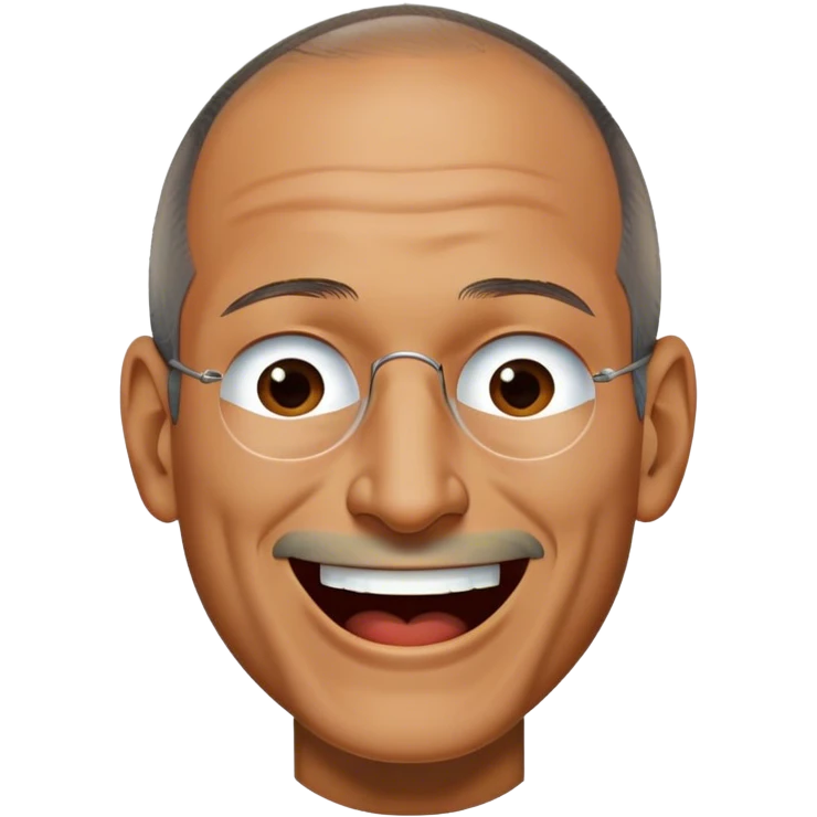 Steve Jobs laughing crying emoji emoji