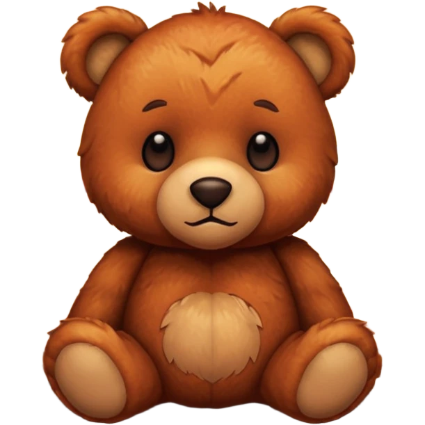 Teddy bear and sunset emoji