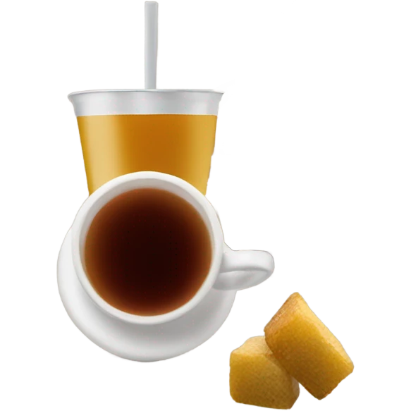 Yerevan republic square and Bube tea emoji