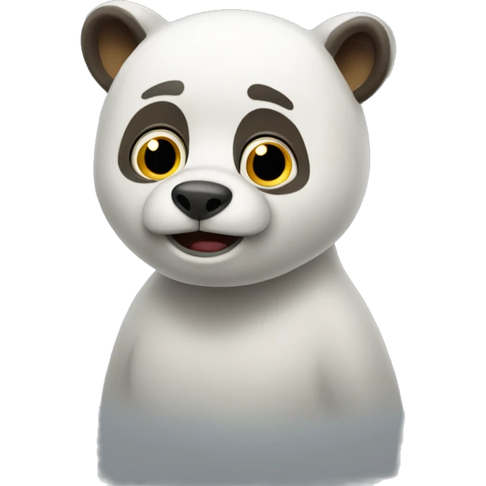 Waschbär raucht Pfeife emoji