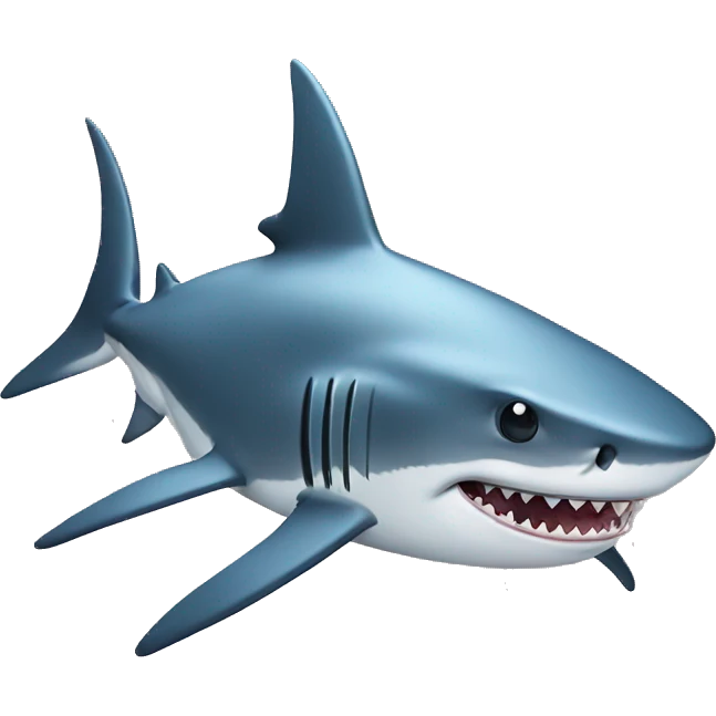 Shark with tohat emoji