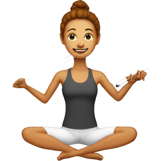 Yogi on needles emoji