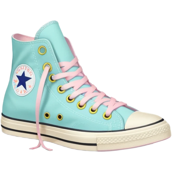 Pastel cute Converse shoes emoji