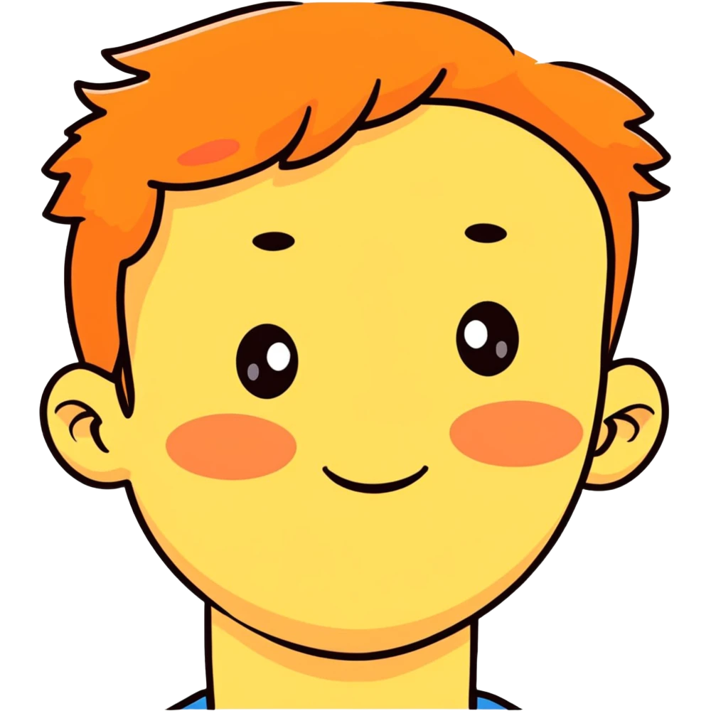 hand-drawn character with uneven skin tone representing hyperpigmentation, playful emoji