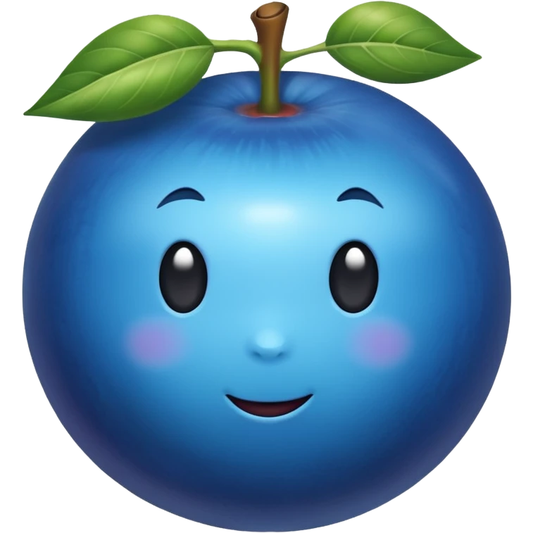 blue fruit emoji