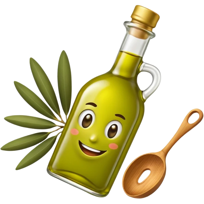 an olive oil label that says "olive your tools in one place" and has a nice animated olive. it should pop in color emoji
