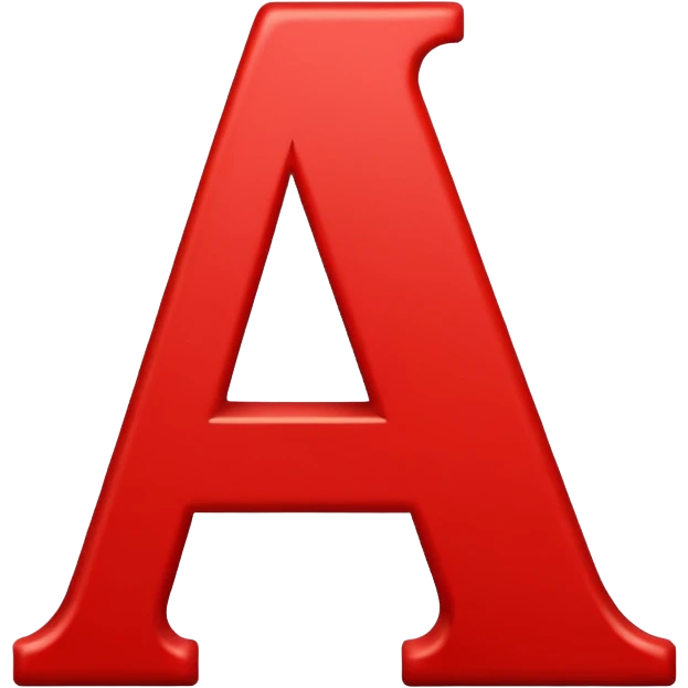 letter a emoji