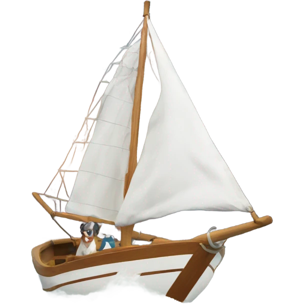 American Brittany sailing emoji